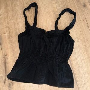 Madewell Peplum Crop Tank